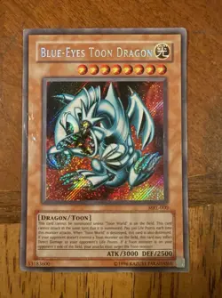 Blue-Eyes Toon Dragon MRL-000 Ultra Rare LP Magic Ruler Yu-Gi-Oh - Image 1