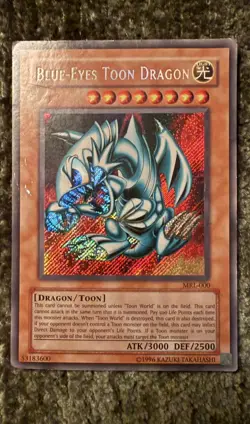 Blue-Eyes Toon Dragon MRL-000 Ultra Rare LP Magic Ruler Yu-Gi-Oh - Image 4