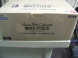 One Piece EB02 Anime 25th Anniversary Collection ENGLISH Booster Box SEALED NEW - Image 2
