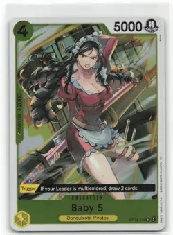 OP12-112 Baby 5 Rare Legacy of the Masters One Piece CCG x4 Playset NM - Image 2