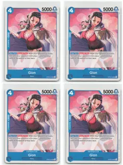OP06-044 Gion Common Wings of the Captain One Piece CCG x4 Playset NM - Image 1