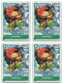 OP12-023 Kawamatsu Uncommon Legacy of the Masters One Piece CCG x4 Playset NM - Image 1