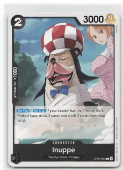 OP06-082 Inuppe Common Wings of the Captain One Piece CCG x4 Playset NM - Image 2