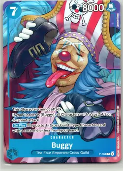 One Piece Buggy (Promo Reprint) PR Starter Deck 25: BLUE Buggy ST-25 P-084 NM - Image 1