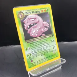 Dark Weezing 14/82 Rocket Holo Rare Pokemon Card LP+ - Image 2