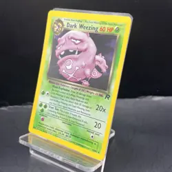 Dark Weezing 14/82 Rocket Holo Rare Pokemon Card LP+ - Image 3