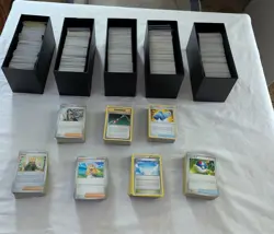 POKEMON TRAINER CARD LOT 3200 CARDS FOIL/NON FOIL +30 BULK POKEMON NO EXTRA COST - Image 2