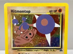 Hitmontop 3/75 Neo Discovery Holo Rare Pokemon Card - Moderately Played - Image 3