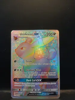 NM Pokemon Umbreon GX 154/149 Secret Rare Rainbow Holo Card Sun & Moon 🌈 - Image 1