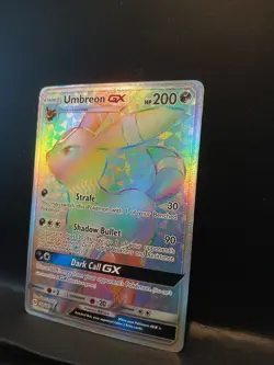 NM Pokemon Umbreon GX 154/149 Secret Rare Rainbow Holo Card Sun & Moon 🌈 - Image 2
