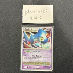 Pokemon Azelf LV.X Ultra Rare Holo 140/146 Legends Awakened 90 HP Level Up Card - Image 3