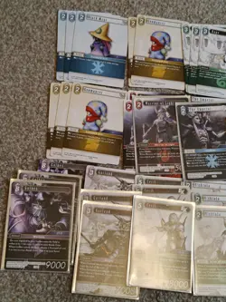 Final Fantasy Opus 7 TCG Bundle Bulk 49 Cards Collection Duplicates Play Set - Image 2