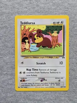 Teddiursa 65/75 Neo Discovery - Common Pokemon Card - Image 1