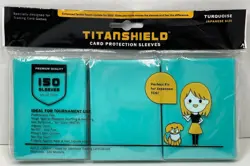 TitanShield 150 Card Protection Sleeves Turquoise Japanese Card Size 62x89mm NEW - Image 1