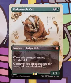 Badgermole Cub (Borderless) Avatar: The Last Airbender Regular - Image 1