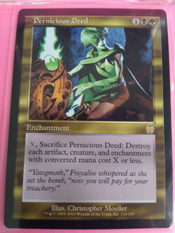 MTG Magic The Gathering Pernicious Deed 114/143 Apocalypse (APC) NM 1x - Image 1