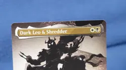 Dark Leo & Shredder (Borderless) Teenage Mutant Ninja Turtles - Near Mint - Image 2