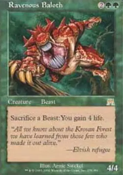 [1x] Ravenous Baloth Slight Play, English Onslaught MTG Magic - Image 1