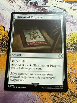 1x Talisman of Progress NM Eng MTG - Fallout - Image 4