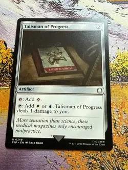 1x Talisman of Progress NM Eng MTG - Fallout - Image 5