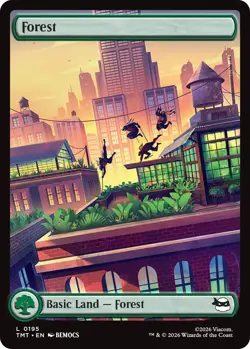 MTG Teenage Mutant Ninja Turtles - Full Art Land Cards - Near Mint - Image 3