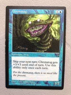 Mtg Carte Magic Visions Chronatog English MP - Image 1