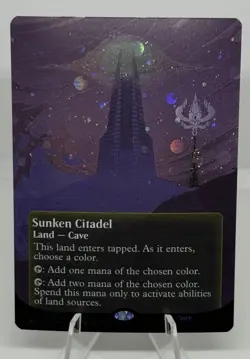 Sunken Citadel (0176) (Borderless) (Galaxy Foil) Edge of Eternities: EOS NM - Image 1