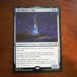 Wizards The Reality Chip Legendary Artifact Creature Kamigawa Neon Dynasty Rare… - Image 1