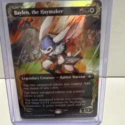 Baylen, the Haymaker (Borderless) (Raised Foil) Bloomburrow Foil - Image 4