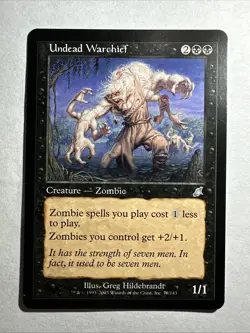 Undead Warchief - Scourge Regular ~LP~ Magic The Gathering MTG - Image 1