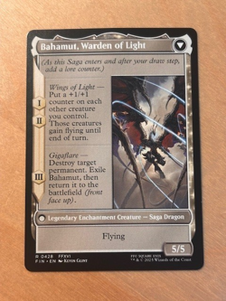 Magic the Gathering MTG Dion, Bahamut's Dominant Extended Art Final Fantasy NM - Image 2