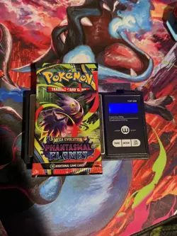 Pokemon Phantasmal Flames HEAVY 22.50g !!!!! Sleeved Booster Pack - Image 1