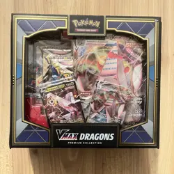 NEW Pokemon TCG VMAX Dragons Premium Collection Box! Rayquaza And Duraludon - Image 1