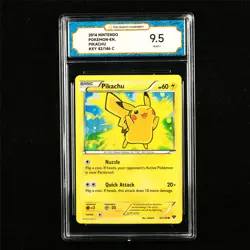 TQG 9.5 MINT+ 2014 Pokemon ENG Pikachu 42/146 C - Image 1