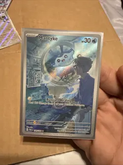 Pokemon TCG Mantyke Card 189/182 Sv04: Paradox Rift NM/Mint - Image 1