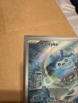 Pokemon TCG Mantyke Card 189/182 Sv04: Paradox Rift NM/Mint - Image 2