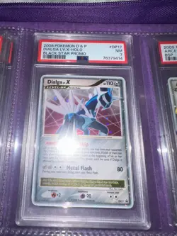 Pokemon Black Star Promo Dialga LV.X DP17 PSA 7 - Image 1