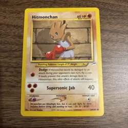 Pokemon TCG Hitmonchan LP Neo Destiny 69/105 - Image 1