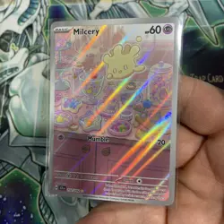 Milcery 152/142 Stellar Crown Illustration Rare Pokemon TCG Card NM - Image 1