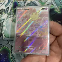 Milcery 152/142 Stellar Crown Illustration Rare Pokemon TCG Card NM - Image 3