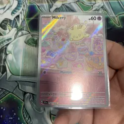 Milcery 152/142 Stellar Crown Illustration Rare Pokemon TCG Card NM - Image 4