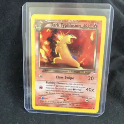 Pokemon TCG Dark Typhlosion Neo Destiny 10/105 Holo Rare Unlimited - Image 1