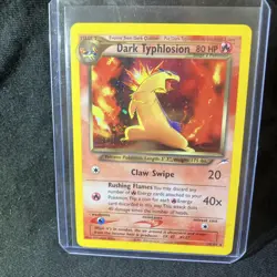 Pokemon TCG Dark Typhlosion Neo Destiny 10/105 Holo Rare Unlimited - Image 2