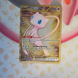 Pokemon Mew EX 205/165 Scarlet & Violet 151 Ultra Rare Holo 180 HP Restart - Image 1