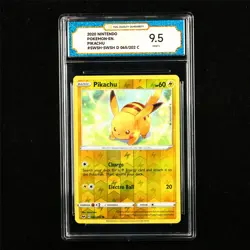 TQG 9.5 MINT+ 2020 Pokemon ENG Pikachu 065/202 C - Image 1