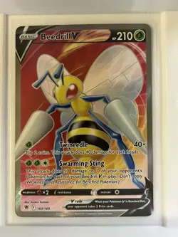 Beedrill V Full Art Ultra Rare 160/189 Pokemon Astral Radiance English NM - Image 1