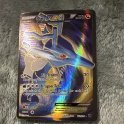 Pokemon Kingdra EX Full Art Ultra Rare Holo 170HP 122/124 Fates Collide - Image 1