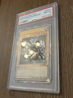 2023 Yu-Gi-Oh! RED-EYES BLACK DRAGON QC Secret Rare TN23-EN003 PSA 10 GEM MINT - Image 2