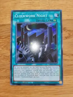 Clockwork Night RA03-EN071 Super Rare English 1st Edition Yugioh - Image 1