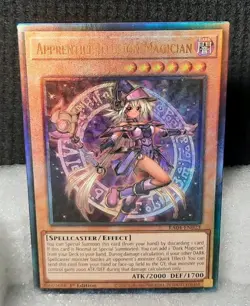 Yu-Gi-Oh! Apprentice Illusion Magician *ULTIMATE RARE* RA04 - EN023 1st Ed NM - Image 1